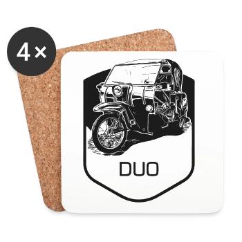 Krause Duo - Untersetzer (4er-Set) - Weiß - Vorne