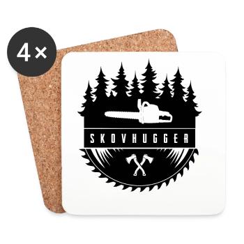 Lumberjack - Coasters (set of 4) - white - Front