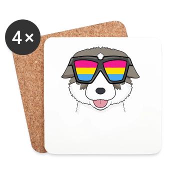 Pansexuell Thai Bangkaew Dog Hund - Untersetzer (4er-Set) - Weiß - Vorne