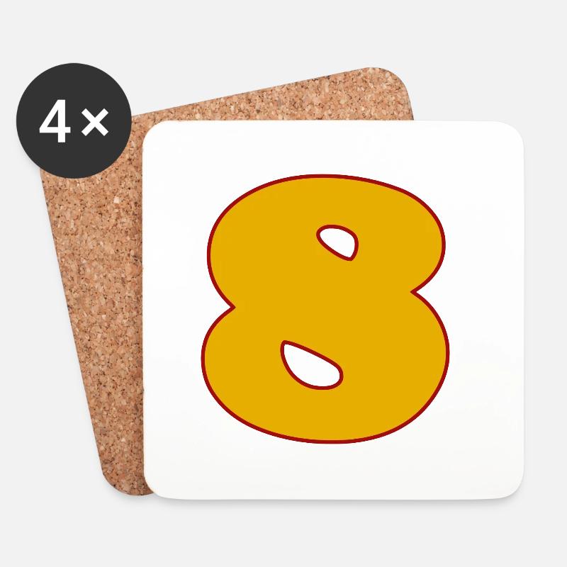 8 - Coasters (set of 4) - white