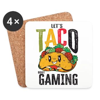 Let's Taco Bout Gaming Geek - Coasters (set of 4) - white - Front