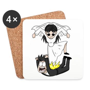 Marriage Meme Funny - Coasters (set of 4) - white - Front