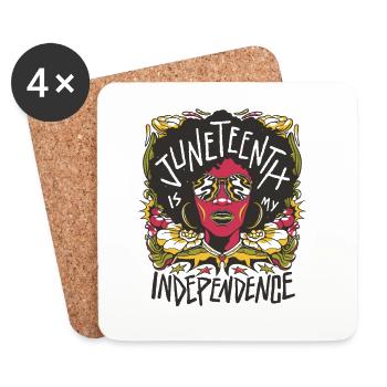 Independent Icon: Color Explosion - Coasters (set of 4) - white - Front