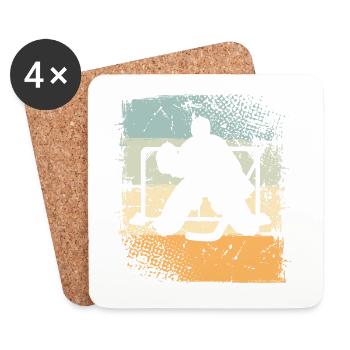 Eishockey - Coasters (set of 4) - white - Front