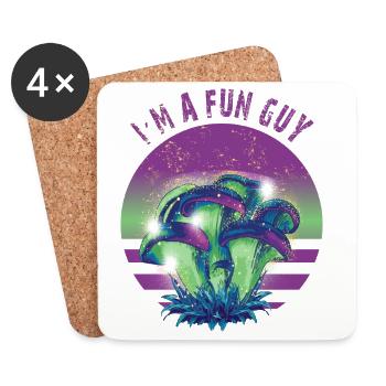 I'm a funny guy - Coasters (set of 4) - white - Front