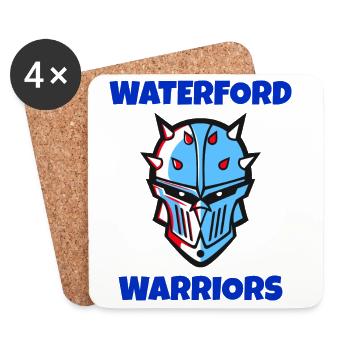 Waterford Warriors Ireland - Coasters (set of 4) - white - Front