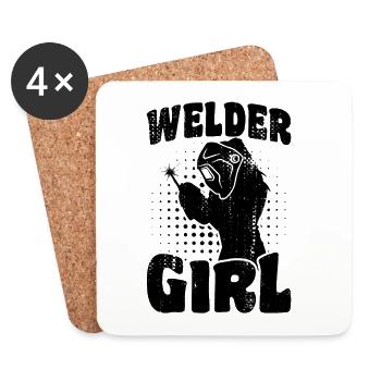 Welder - Coasters (set of 4) - white - Front