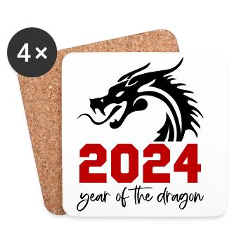 2024 - Coasters (set of 4) - white - Front