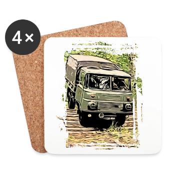 Robur LO 2002 - Coasters (set of 4) - white - Front