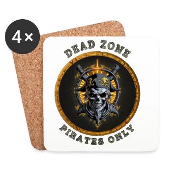 Dead Zone v2 - Untersetzer (4er-Set) - Weiß - Vorne