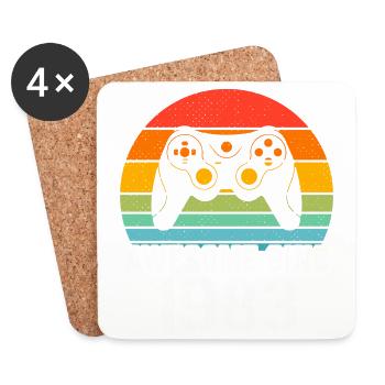 1983 Geburtstagsgeschenk für alle Gamer 1983 - Untersetzer (4er-Set) - Weiß - Vorne