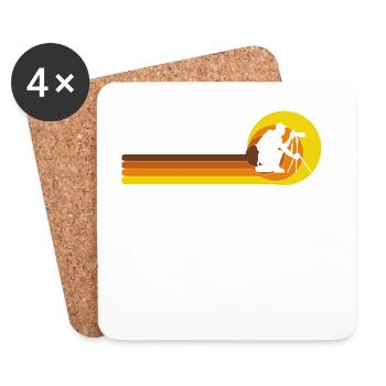 Photography Camera Wildlife Photographers Nature Photographer - Coasters (set of 4) - white - Front