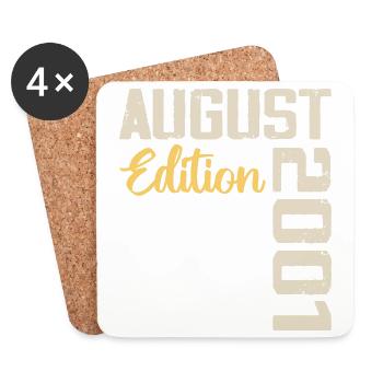Anniversary August 2001 - Limited Edition August 2001 - Coasters (set of 4) - white - Front