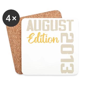 Jubiläum August 2013 - Limited Edition August 2013 - Untersetzer (4er-Set) - Weiß - Vorne