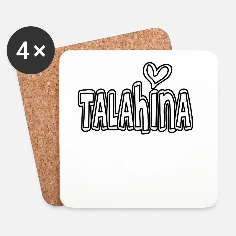 Talahina Talahon - Untersetzer (4er-Set) - Weiß