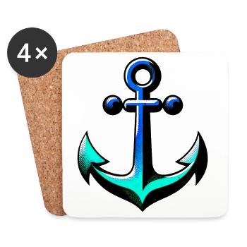 An Anchor - Coasters (set of 4) - white - Front