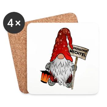 Industry Gnomes - Coasters (set of 4) - white - Front