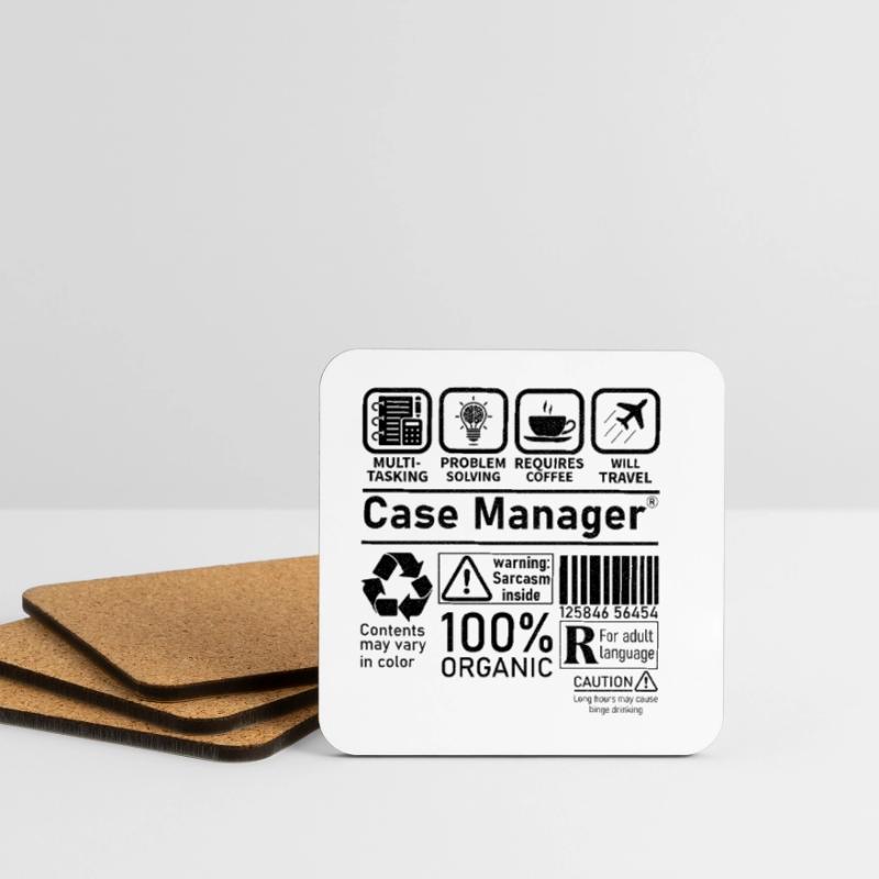 Case Manager multi tasking problem solving require Coasters (set of 4)