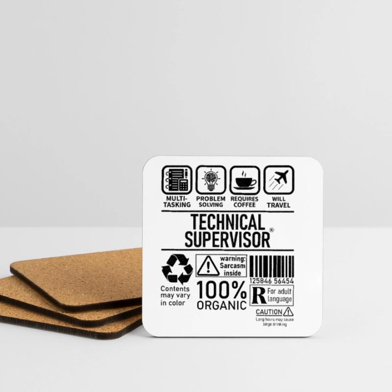Technical Supervisor multi tasking problem solving Coasters (set of 4)