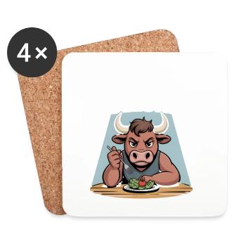This Is Bullshit Salad Edition - Coasters (set of 4) - white - Front