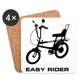 Chopper-Design. - Untersetzer (4er-Set) - Weiß - Vorne