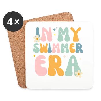 In my swimmer era - Swim Swimming Pool  - Dessous de verre (lot de 4) - blanc - Devant