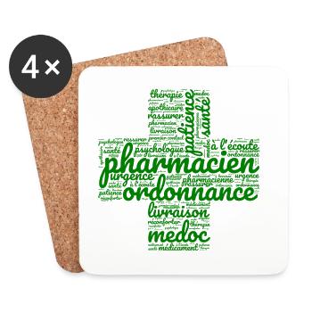 Proud to be a Pharmacist Profession Passion - Coasters (set of 4) - white - Front