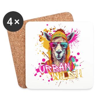 Urban Wild - Coasters (set of 4) - white - Front