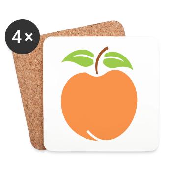 Minimalist and Natural Fishing - Coasters (set of 4) - white - Front
