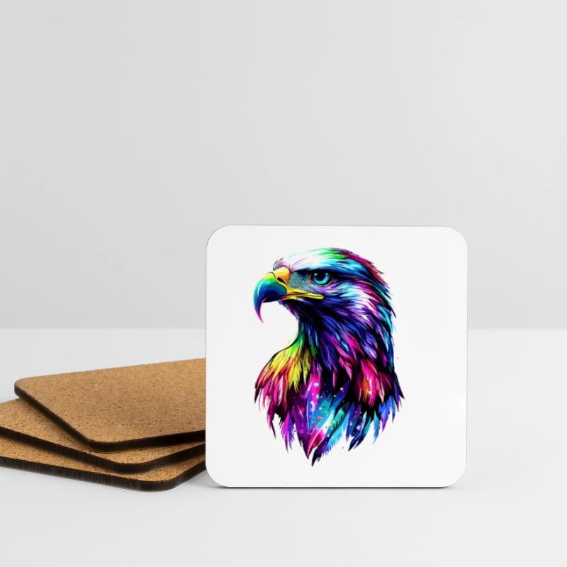 Eagle Bald Eagle Golden Eagle White-tailed Eagle Coasters (set of 4)