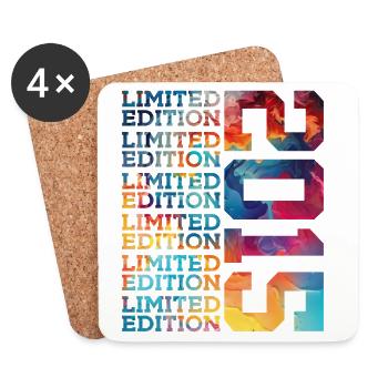 LIMITED EDITION 2015 11 YEARS 11TH BIRTHDAY - Coasters (set of 4) - white - Front