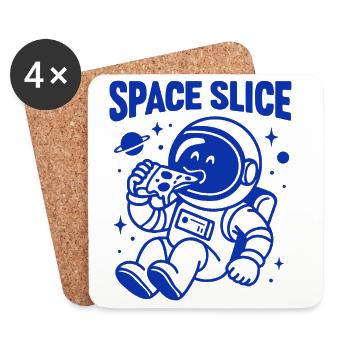 Space Astronaut Baby Design - Coasters (set of 4) - white - Front