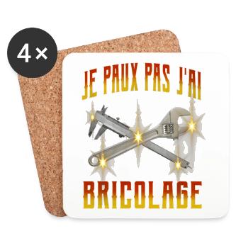 I can't I have DIY - Coasters (set of 4) - white - Front