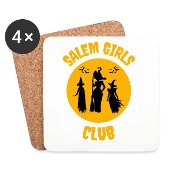Club des filles de Salem - Dessous de verre (lot de 4) - blanc - Devant