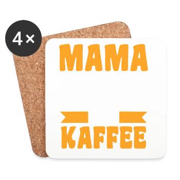 Vater Team Papa - Untersetzer (4er-Set) - Weiß - Vorne