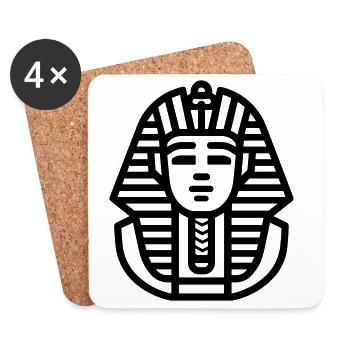 pharaoh - Coasters (set of 4) - white - Front