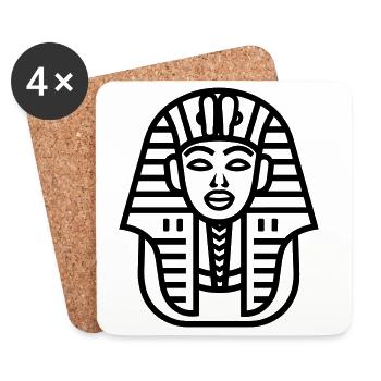 pharaoh - Coasters (set of 4) - white - Front