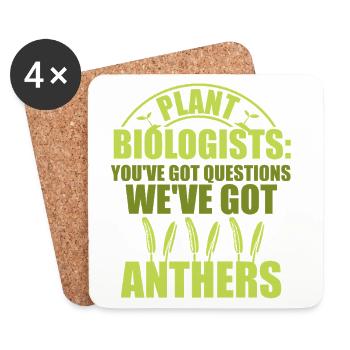 Biology Teacher Biologist Microbiology Biologist - Coasters (set of 4) - white - Front