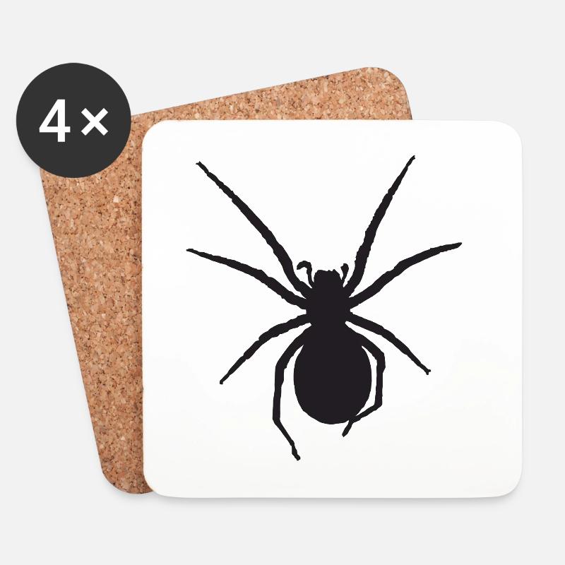 Spinne Nosferatu-Spinne - Untersetzer (4er-Set) - Weiß