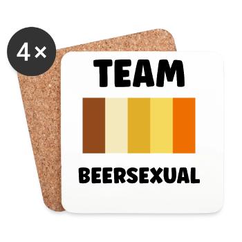 Bearsexual - Coasters (set of 4) - white - Front