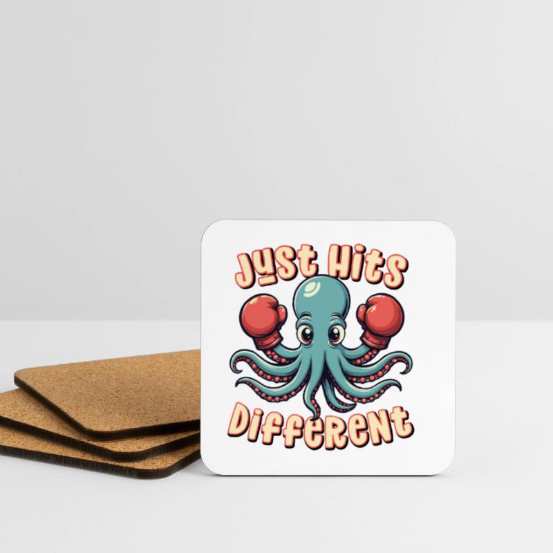 Frappe simplement différemment Dessous de verre (lot de 4)