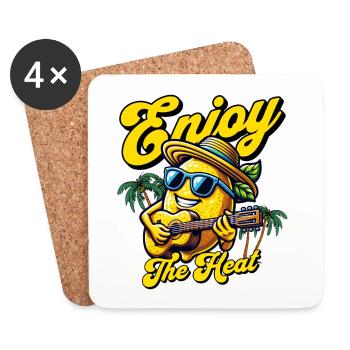 Lemonade Lemonade Lemons Citrus Gift - Coasters (set of 4) - white - Front