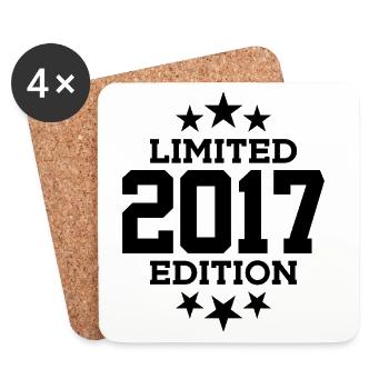 ÉDITION LIMITÉE 2017 9E ANNIVERSAIRE - Dessous de verre (lot de 4) - blanc - Devant