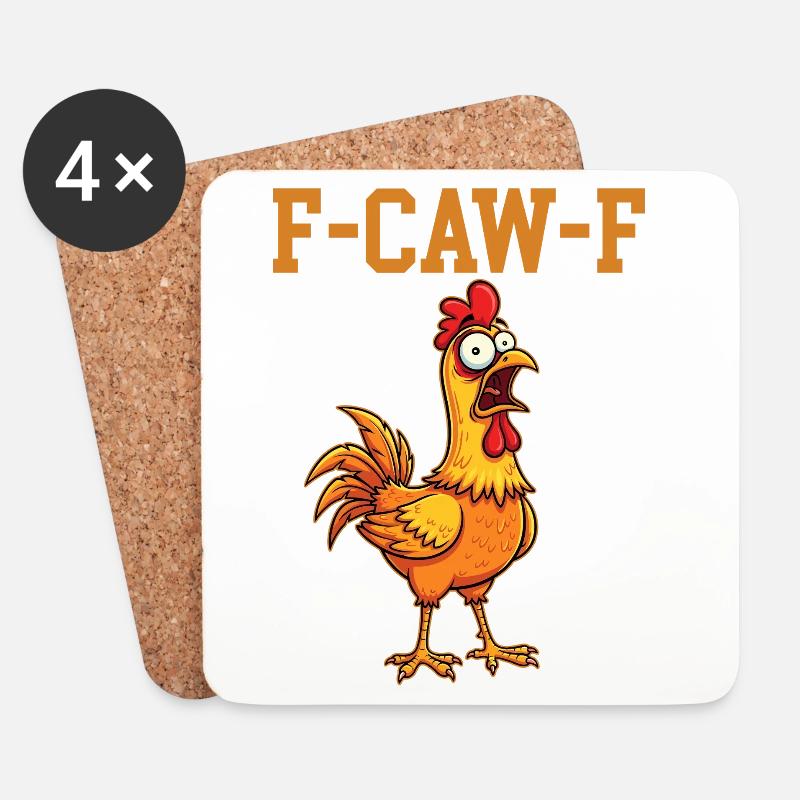 F-CAW-F - Untersetzer (4er-Set) - Weiß