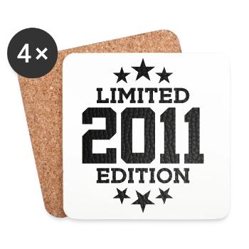 LIMITED EDITION 2011 15TH BIRTHDAY - Coasters (set of 4) - white - Front