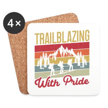 Girl Scout Leader Trailblazing Whit Pride Scout - Untersetzer (4er-Set) - Weiß - Vorne