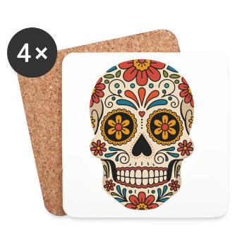 Cinco De Mayo Symbole Symbole Célébration - Dessous de verre (lot de 4) - blanc - Devant
