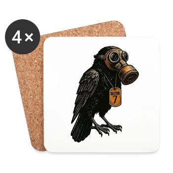 Underground - Raven Sector 7 - Coasters (set of 4) - white - Front