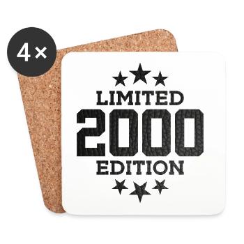 ÉDITION LIMITÉE 26E ANNIVERSAIRE 2000 - Dessous de verre (lot de 4) - blanc - Devant