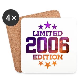 ÉDITION LIMITÉE 2006 ANNIVERSAIRE - Dessous de verre (lot de 4) - blanc - Devant